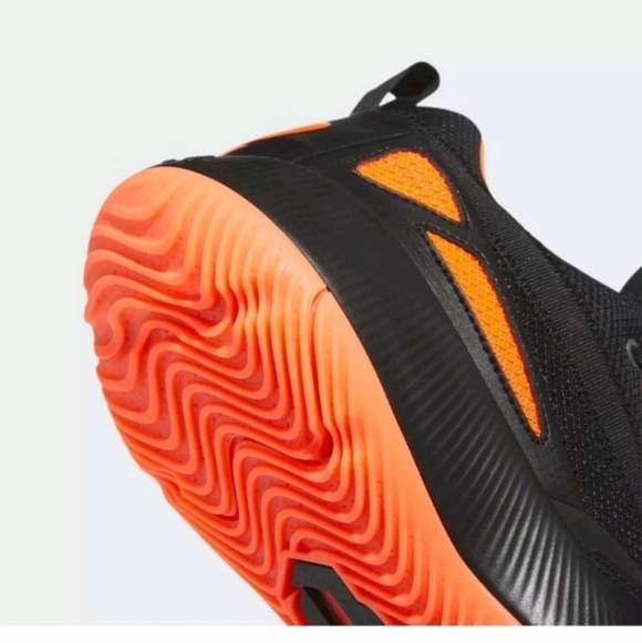 adidas Dame Certified 2 Low Lillard Black Red Mens 12.5 Basketball Shoes IE7791 - Picture 5 of 5